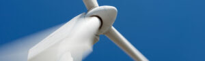 Close up image of a windmill